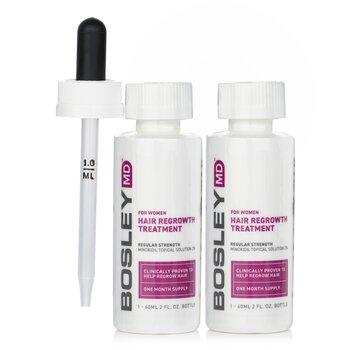 Bosley For Women Hair Regrowth Treatment 2x60ml
