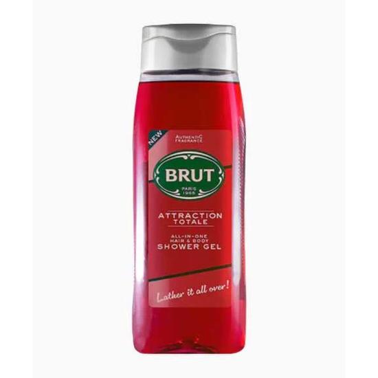 Brut Attraction Totale All In One Hair Body Shower Gel