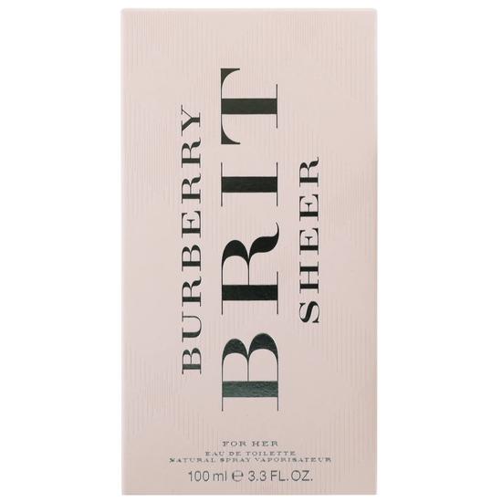 BURBERRY Brit Sheer For Her Eau De Toilette 50ml
