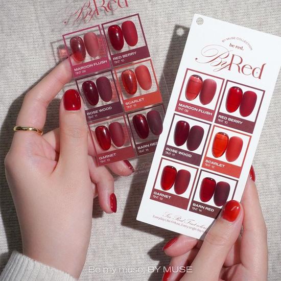 By Muse Tint Colour Gel Polish By Red BT.09