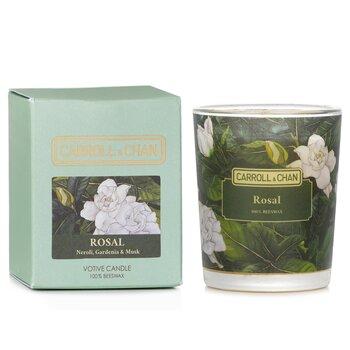 Carroll & Chan 100% Beeswax Votive Candle Rosal 65g