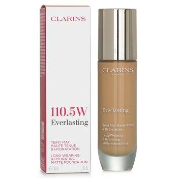 Clarins Everlasting Long Wearing & Hydrating Matte Foundation 110.5w Tawny