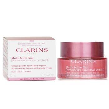 Clarins Multi-Active Nuit Skin Renewing Line-Smoothing Night Cream Dry Skin 50ml