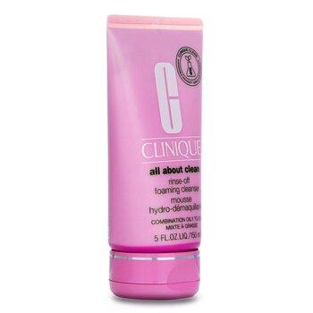 Clinique All About Clean Rinse-Off Foaming Cleanser For Combination Oily To Oily Skin 150ml