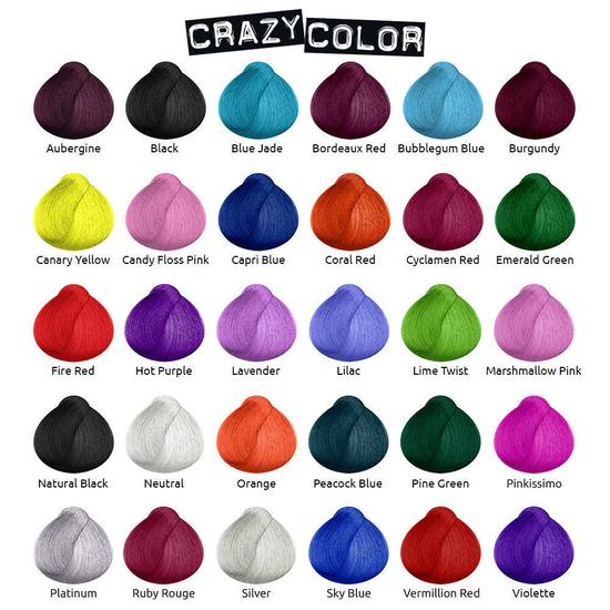 Crazy Color Crazy Colour Semi-Permanent Hair Dye Coral Red