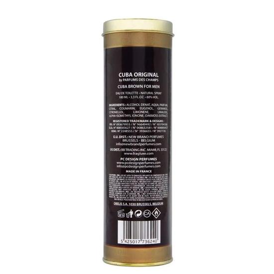 Cuba Brown Eau De Toilette 100ml