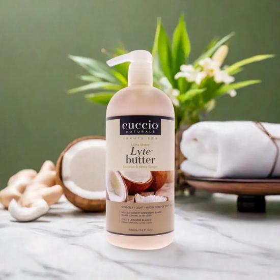 Cuccio Coconut & White Ginger Lyte Lotion 237ml