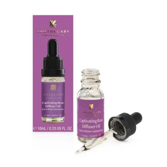 Dr Botanicals Deluxe Relaxation Rose Diffuser Kit With Sandalwood & Bergamot Candle