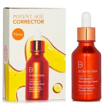 Dr Dennis Gross Skincare Vitamin C Lactic 15% Vitamin C Firm & Bright Serum 30ml