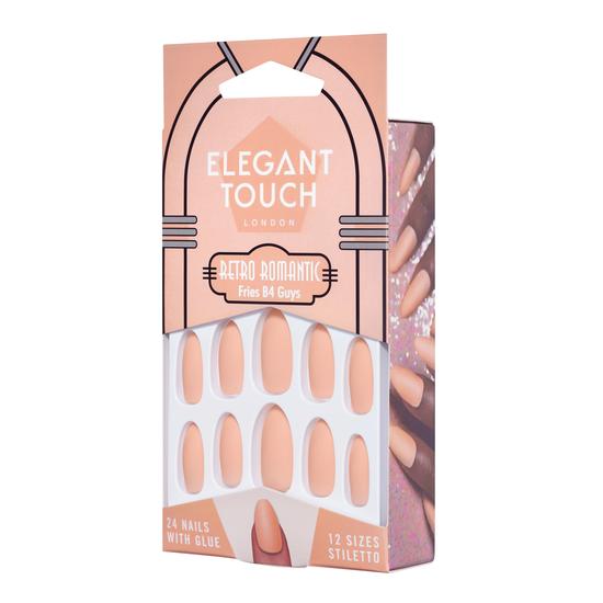 Elegant Touch Retro Romantic Nails Fries B4 Guys