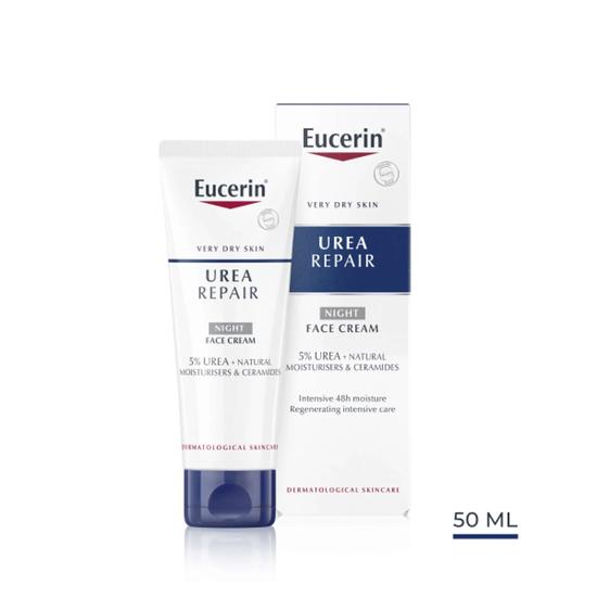 Eucerin Dry Skin Replenishing Face Cream Night 5% Urea 50ml