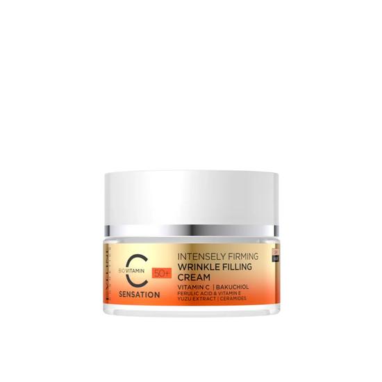Eveline Bio Vitamin C Sensation 3 In 1 Wrinkle Filling Cream 50 Plus 50ml