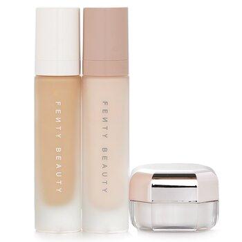 Fenty Beauty Pro Filt'R Soft Matte Complexion Kit: Foundation 32ml + Primer 32ml + Instant Retouch Setting Powder 7.8g 190