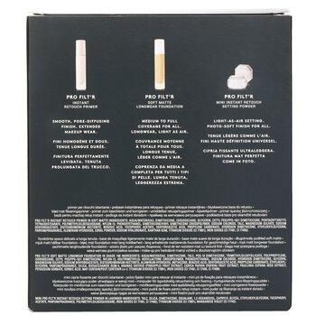 Fenty Beauty Pro Filt'R Soft Matte Complexion Kit: Foundation 32ml + Primer 32ml + Instant Retouch Setting Powder 7.8g 190