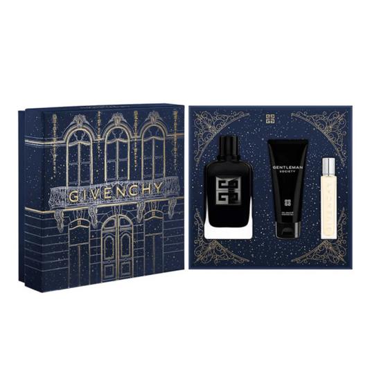 GIVENCHY Gentleman Society Extreme Men's Gift Set 100ml Eau De Parfum + 75ml Shower Gel + 12.5ml Eau De Parfum