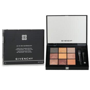 GIVENCHY Le 9 De Givenchy Multi-Finish Eyeshadows Palette High Pigmentation Ultra Long Wear 08 Le 9.08