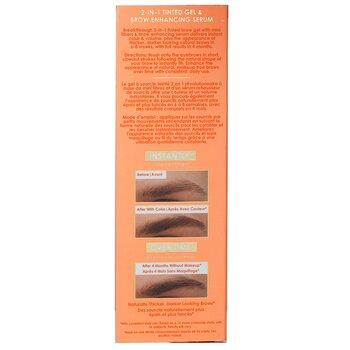 GRANDE Cosmetics GrandeBROW 2 In 1 Tinted Brow Gel + Brow Enhancing Serum Dark