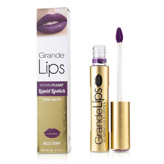 GRANDE Cosmetics GrandeLIPS Plumping Liquid Lipstick Semi Matte Razzle Berry