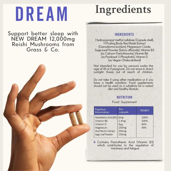 Grass and Co DREAM Vegan Capsules 60 Capsules