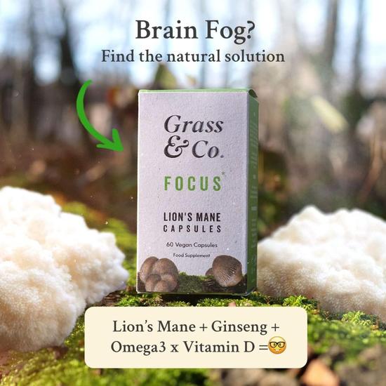 Grass and Co FOCUS Vegan Capsules 60 Capsules