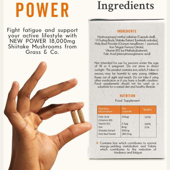 Grass and Co POWER Vegan Capsules 60 Capsules