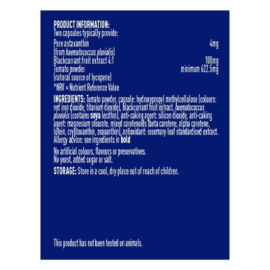 Higher Nature Astaxanthin & Blackcurrant Vegetable Capsules 90 Capsules