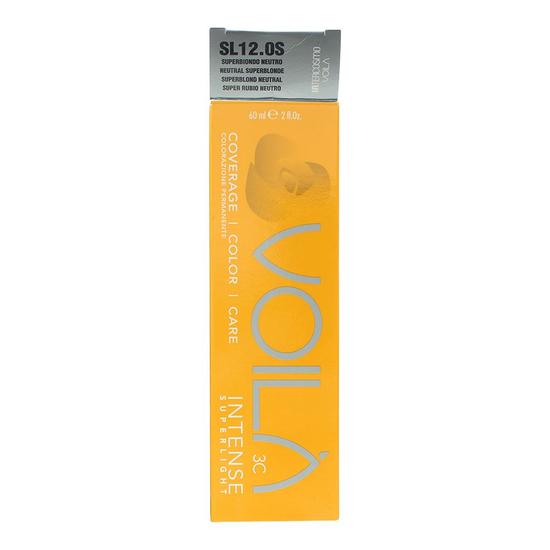 Intercosmo Voila 3c Intense Superlight Hair Colour SL12.0S Neutral Superblonde 60ml