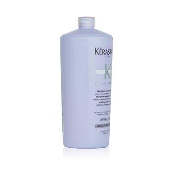 Kérastase Blond Absolu Bain Ultra-Violet Anti-Brass Purple Shampoo Lightened, Cool Blonde Or Grey Hair 1000ml