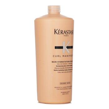 Kérastase Curl Manifesto Bain Hydratation Douceur Shampoo Gentle Creamy Shampoo For Curly, Very Curly & Coily Hair Salon Size 1000ml