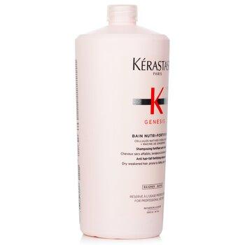 Kérastase Genesis Bain Nutri-Fortifiant Anti Hair-Fall Fortifying Shampoo Dry Weakened Hair, Prone To Falling Due To Breakage 1000ml