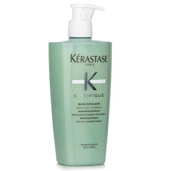 Kérastase Specifique Specifique Bain Divalent Balancing Shampoo Oily Roots, Sensitised Lengths 500ml