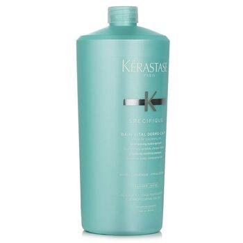 Kérastase Specifique Specifique Bain Vital Dermo-Calm Cleansing Soothing Shampoo Sensitive Scalp, Combination Hair 1000ml