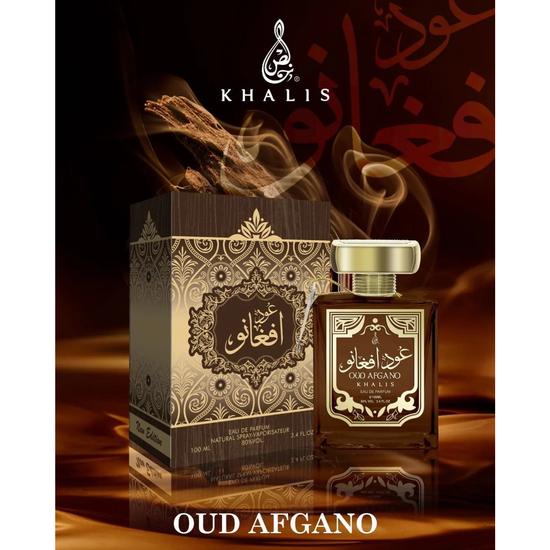 Khalis Oud Afgano Eau De Parfum By Khalis Oud, Tobacco Scent, Musk, Sandalwood & Jasmine 100ml