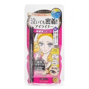 Kiss Heroine Make Smooth Liquid Eyeliner Waterproof 01 Black