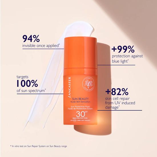 Lancaster Sun Beauty Nude Skin Sensation Protective Fluid SPF 30 30ml