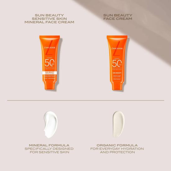 Lancaster Sun Beauty Sensitive Skin Mineral Face Cream SPF 50 50g