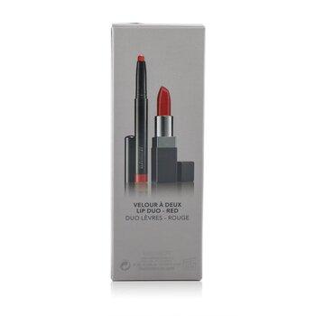 Laura Mercier Velour A Deux Lip Duo Red 2pcs