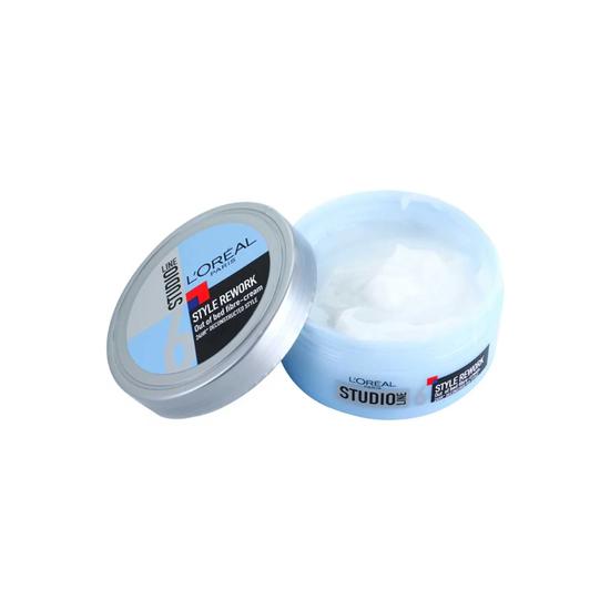 L'Oreal Paris Studio Style Rework Out Of Bed Fibre Hair Style Cream 150ml