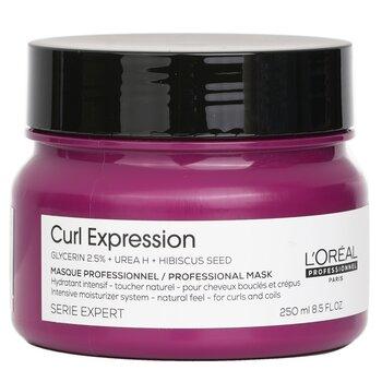 L'Oréal Professionnel Serie Expert Curl Expression Glycerin 2.5% + Urea H + Hibiscus Seed Professional Mask 250ml