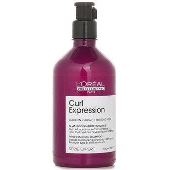 L'Oréal Professionnel Serie Expert Curl Expression Glycerin + Urea H + Hibiscus Seed Professional Shampoo 500ml