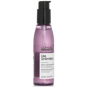 L'Oréal Professionnel Serie Expert Liss Unlimited Primrose Oil Frizz Control & Shine Smoother Serum All Hair Type 125ml
