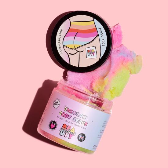 Mallows Beauty Unicorn Shave Butter, Scrub & Glow Oil Trio