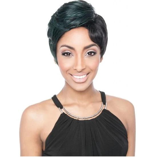 Mane Concept Hair Queen B Series Synthetic Alicia Swept Wig XF1B/Garnet