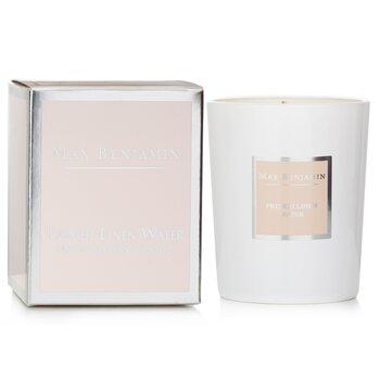 Max Benjamin Candle French Linen Water 190g