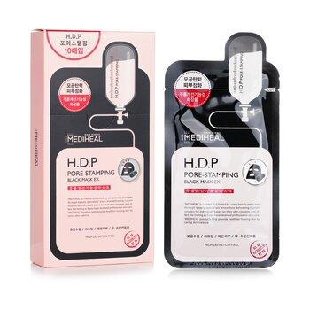 Mediheal H.D.P Pore-Stamping Black Mask EX 10pcs
