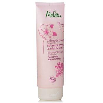 Melvita Rose Petals & Acacia Honey Shower Cream 200ml
