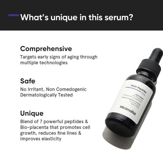 Minimalist Multi-Peptides 10% 30ml