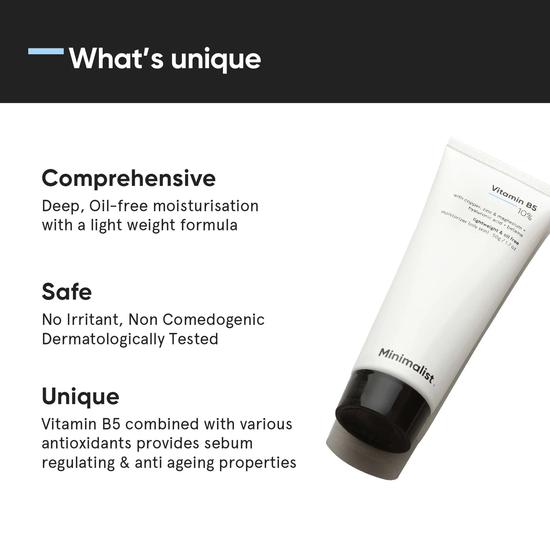 Minimalist Vitamin B5 10% Moisturiser 50g
