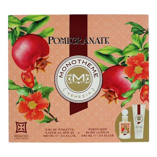 Monotheme Pomegranate Eau De Toilette 100ml + Body Lotion 100ml Gift Set For Her 100ml
