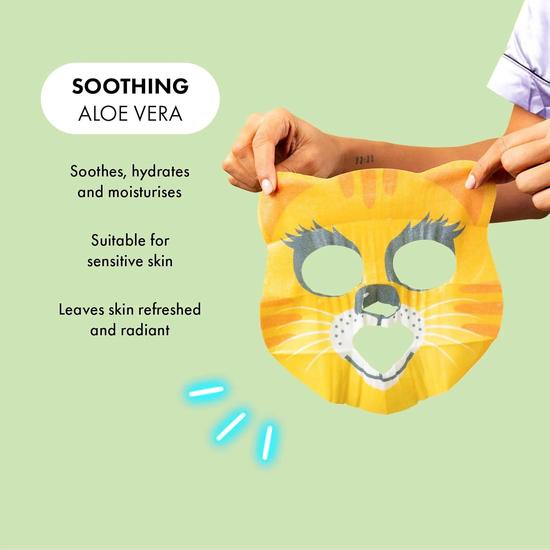 Montagne Jeunesse 7th Heaven Aloe & Chamomile Kitten Face Mask 1 Sheet Mask